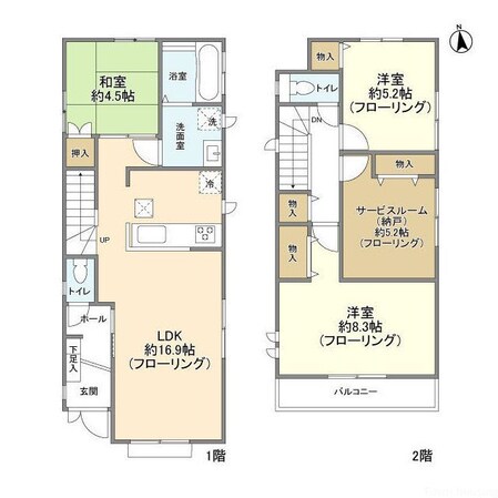 Ｋｏｌｅｔ八王子清川町の物件間取画像